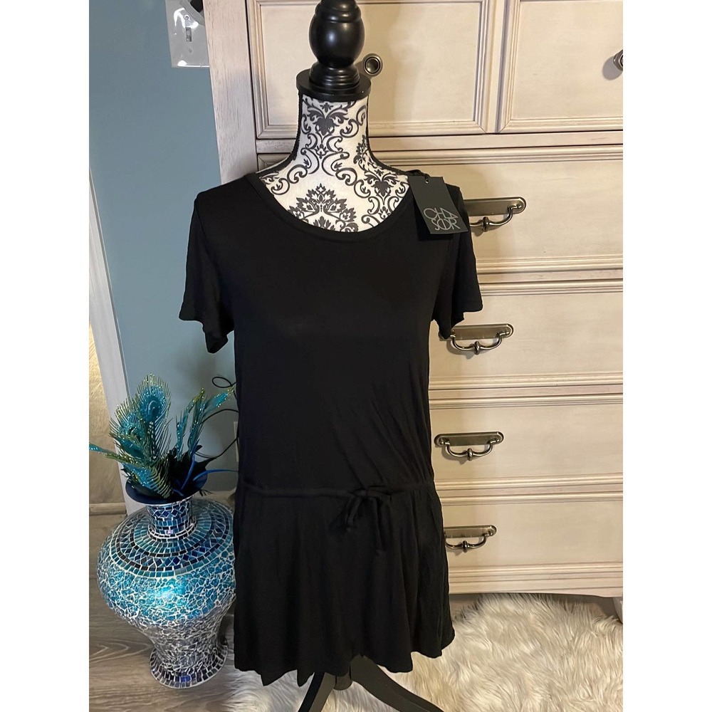 NWT CHA SOR black casual dress medium